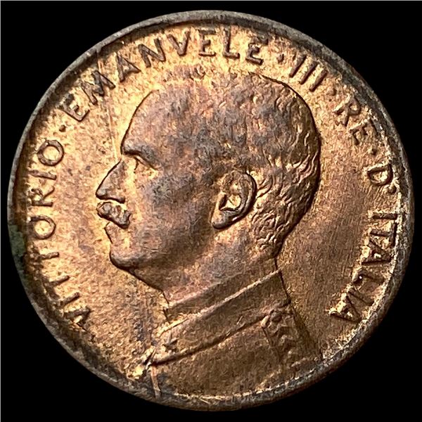 1910 Italy Bronze 1 Centesimo