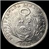 Image 2 : 1912 Peru Silver 1/5 Sol