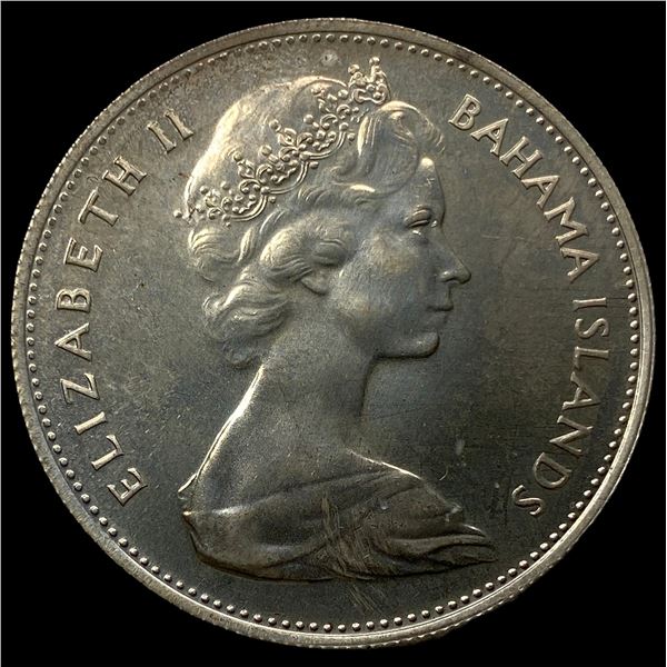 1969 Bahamas Silver Dollar