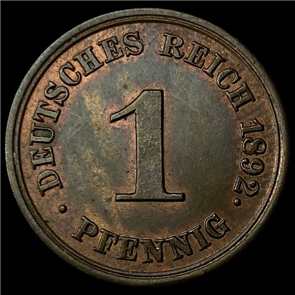 1892E Germany Copper Pfenning