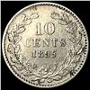 Image 2 : 1895 Netherlands Silver 10 Cents