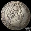 Image 1 : 1834 France Silver 5 Francs