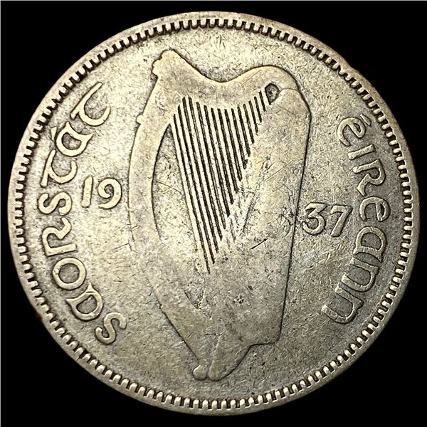 1937 Ireland Silver 1 Shilling