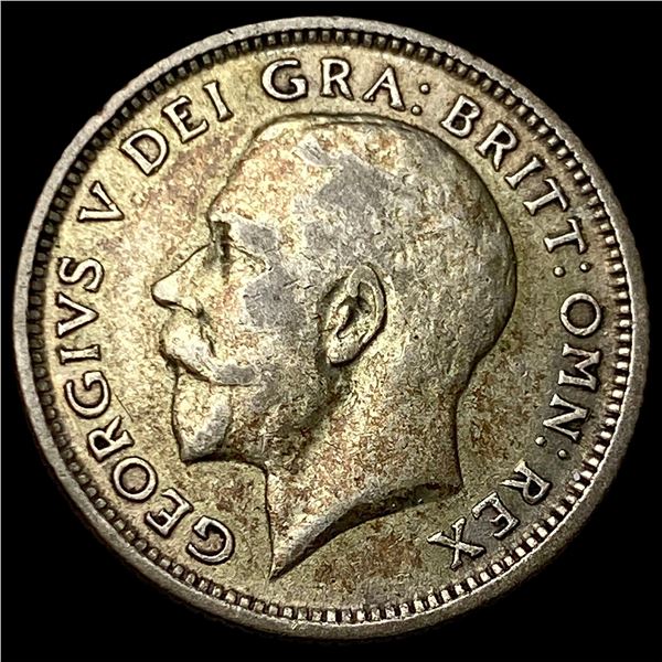1925 Great Britain Silver 6 Pence