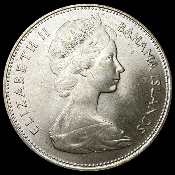 1966 Bahamas Silver Dollar