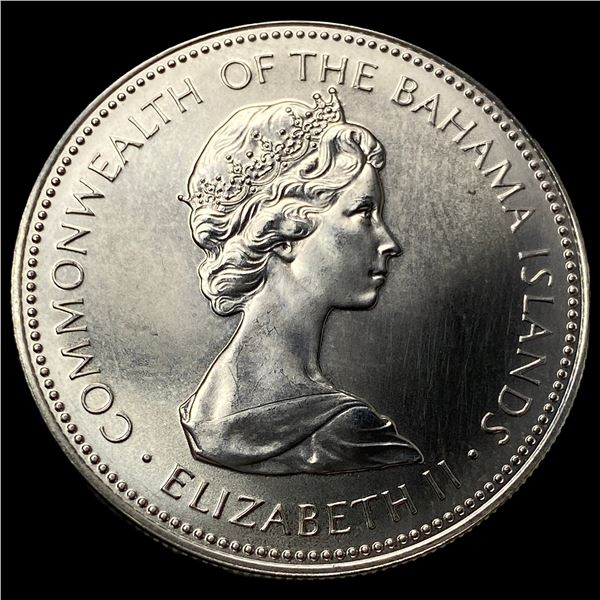 1972-FM Bahamas Silver Dollar KM 22