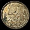 Image 2 : 1919 HCN Denmark Silver 10 Ore
