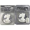 Image 1 : [2 Coins] 2007-2013 Silver Eagle PR70 DCAM