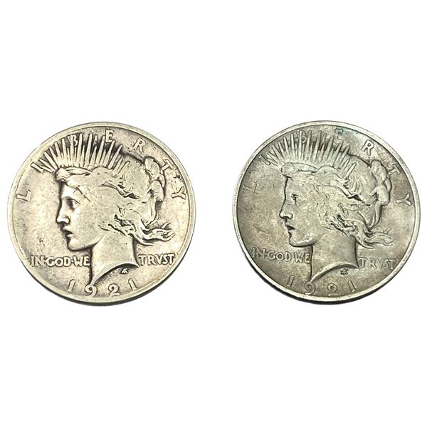 [2] 1921 Silver Peace Dollar