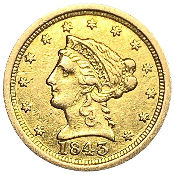 1843-O $2.50 Gold Quarter Eagle
