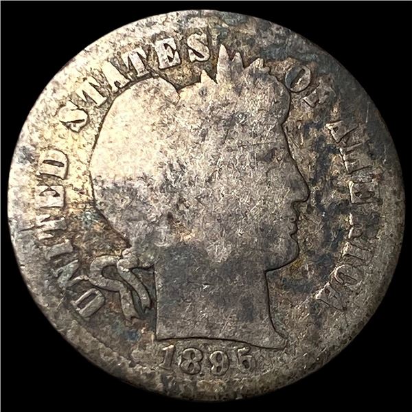 1895-O Silver Barber Dime NICELY CIRCULATED