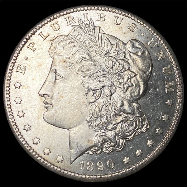 1890-S Silver Morgan Dollar CHOICE AU