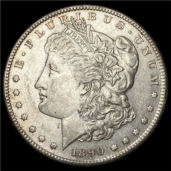 1890-S Silver Morgan Dollar CHOICE AU