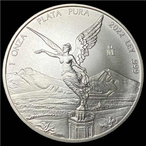 2022 Mexico 1 oz Silver Libertad SUPERB GEM  BU