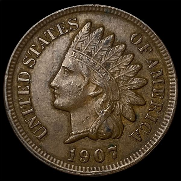 1907 Indian Head Cent CLOSELY UNCIRCULATED