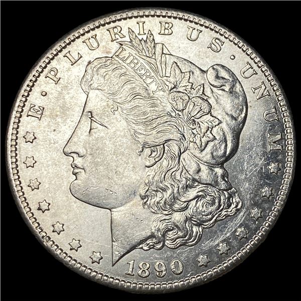 1890-S Silver Morgan Dollar CHOICE AU