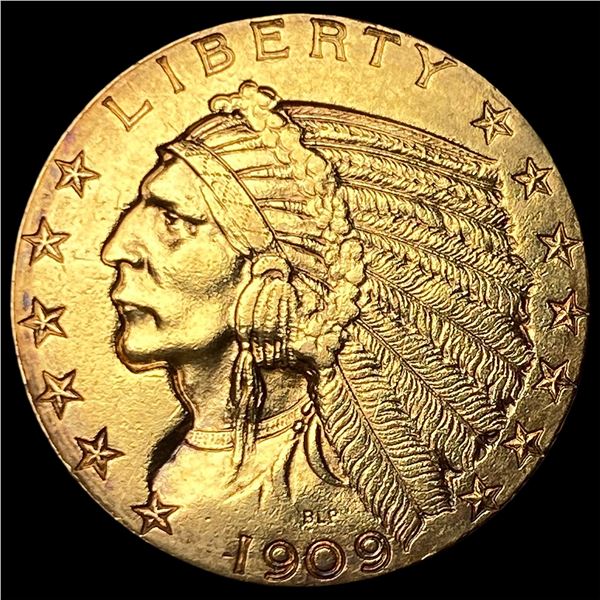 1909-D Gold $5 Half Eagle UNCIRCULATED