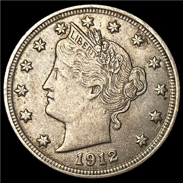 1912 Liberty Head Nickel NEARLY UNCIRCULATED