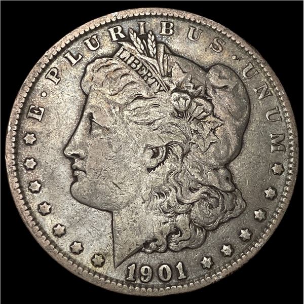1901 Morgan Silver Dollar NEARLY UNCIRCULATED