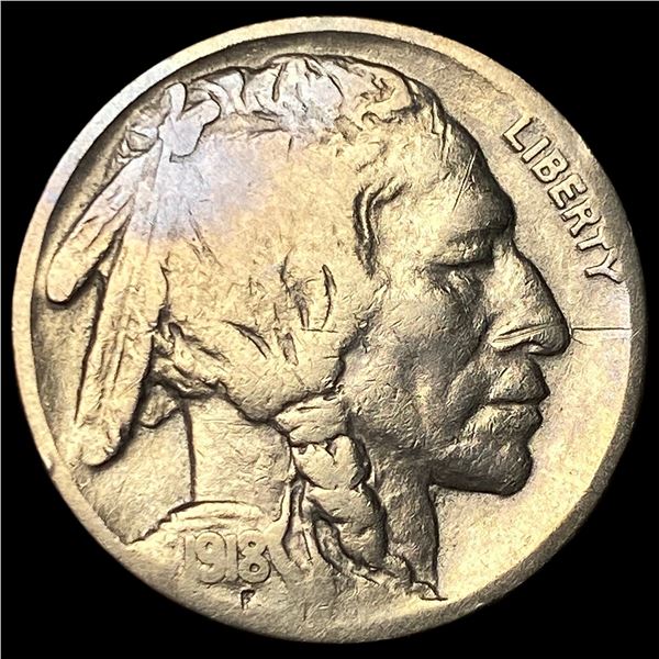 1918-S Buffalo Nickel LIGHTLY CIRCULATED