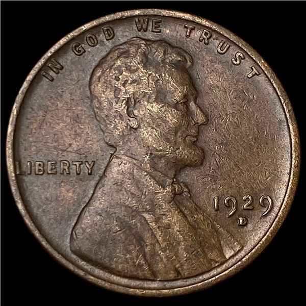 1929-D Lincoln Wheat Cent NEARLY UNCIRCULATED