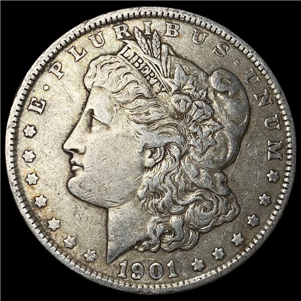 1901 Silver Morgan Dollar NEARLY UNCIRCULATED