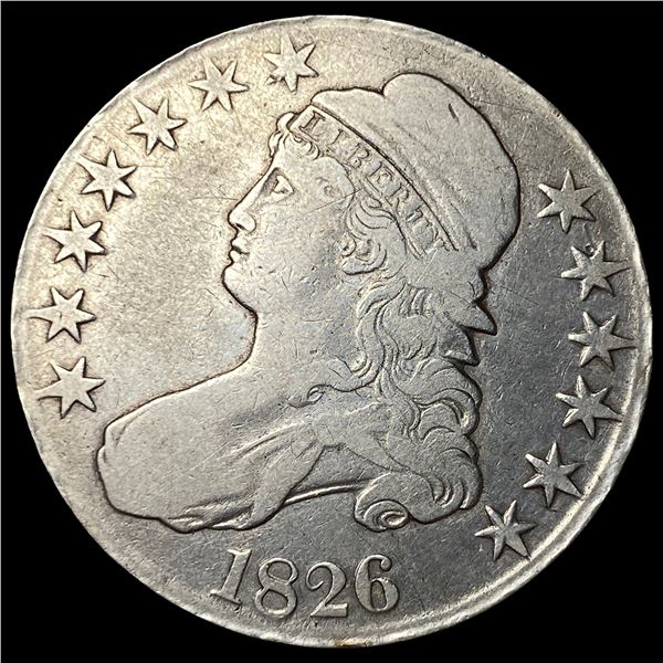 1826 Capped Bust Half Dollar NICELY  CIRCULATED