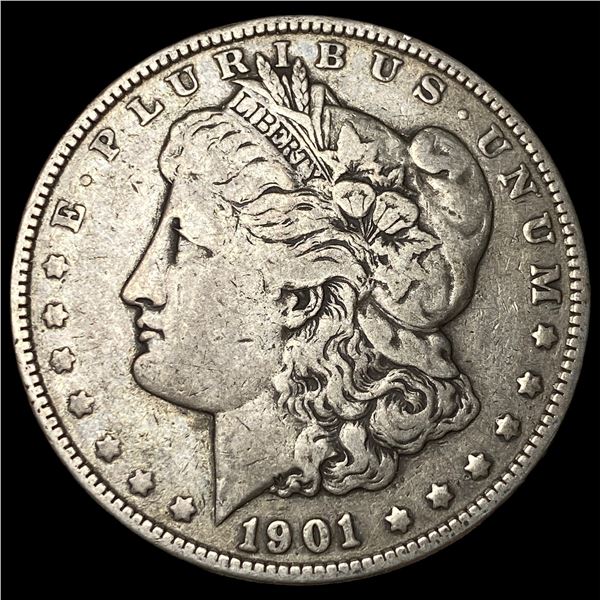 1901 Silver Morgan Dollar NEARLY UNCIRCULATED