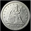 Image 1 : 1854 Arrows Seated Liberty Quarter CLOSELY  UNCIRCULATED