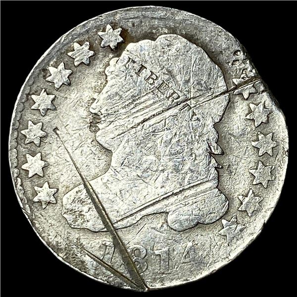 1814 Silver Capped Bust Dime CIRCULATED