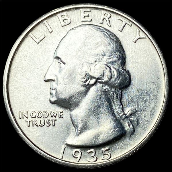 1935-S Silver Washington Quarter UNCIRCULATED