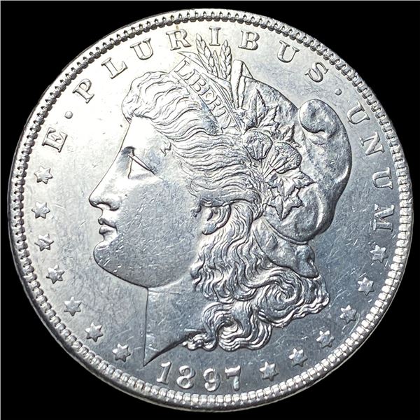 1897 Silver Morgan Dollar CHOICE BU