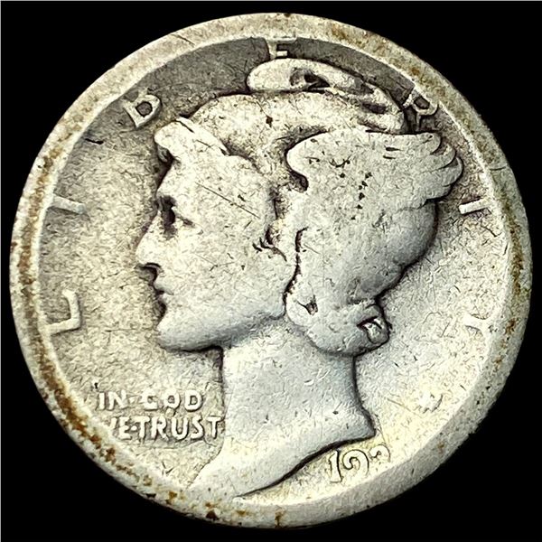 1921-D Silver Mercury Dime NICELY CIRCULATED