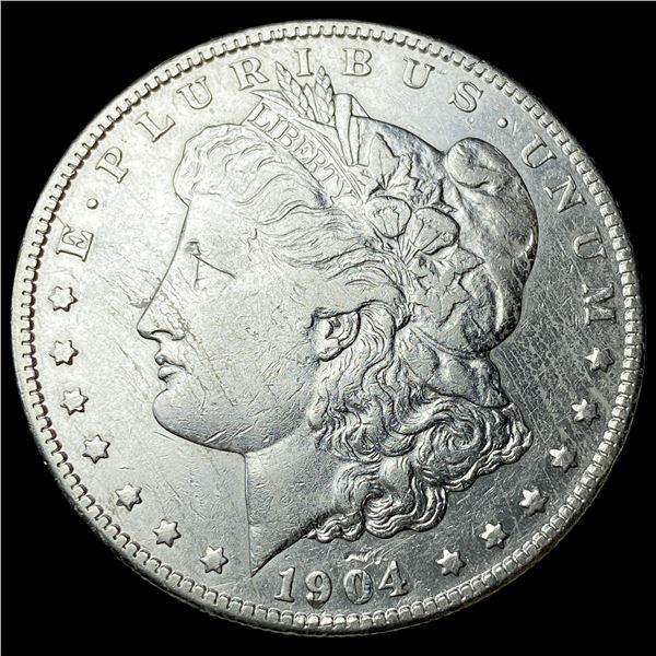 1904-S Silver Morgan Dollar NEARLY UNCIRCULATED