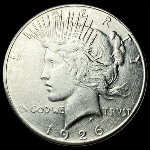 1926-S Silver Peace Dollar CLOSELY  UNCIRCULATED