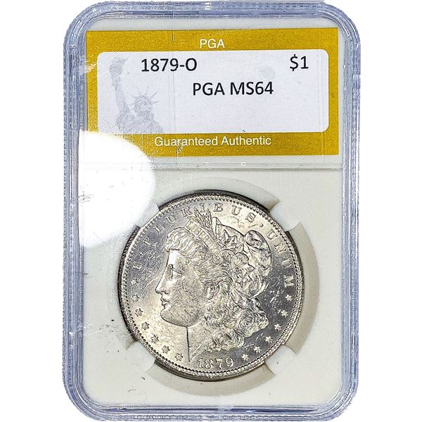 1879-O Morgan Silver Dollar PGA MS64
