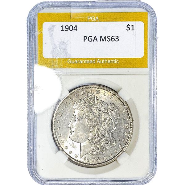 1904 Morgan Silver Dollar PGA MS63