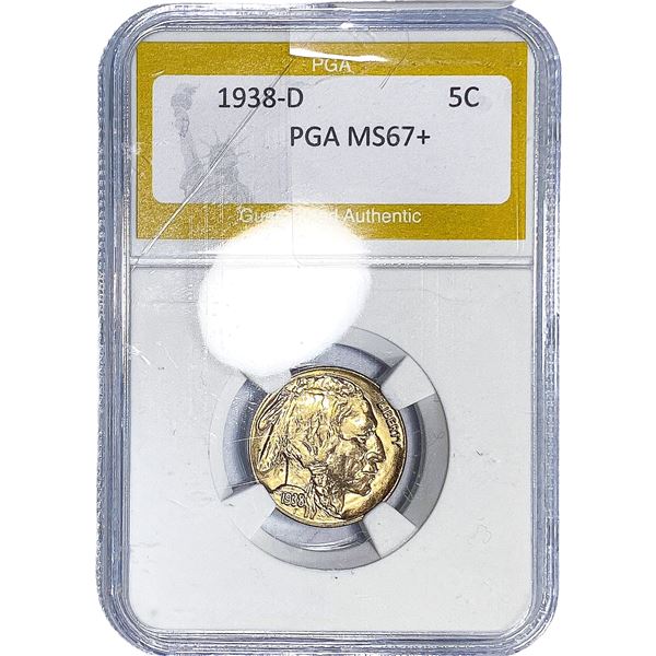 1938-D Buffalo Nickel PGA MS67+
