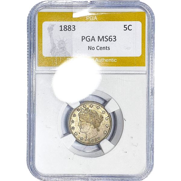 1883 Liberty Victory Nickel PGA MS63 No Cents