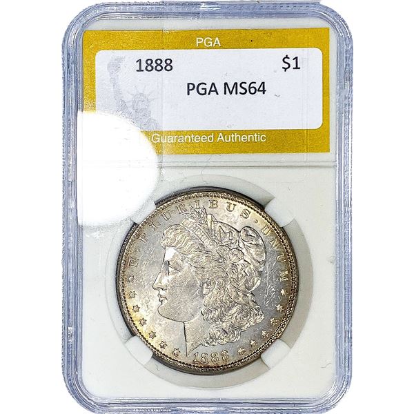 1888 Morgan Silver Dollar PGA MS64