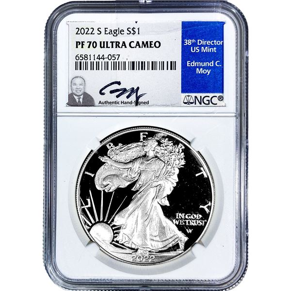 2022-S Silver Eagle NGC PF70 Ultra Cameo
