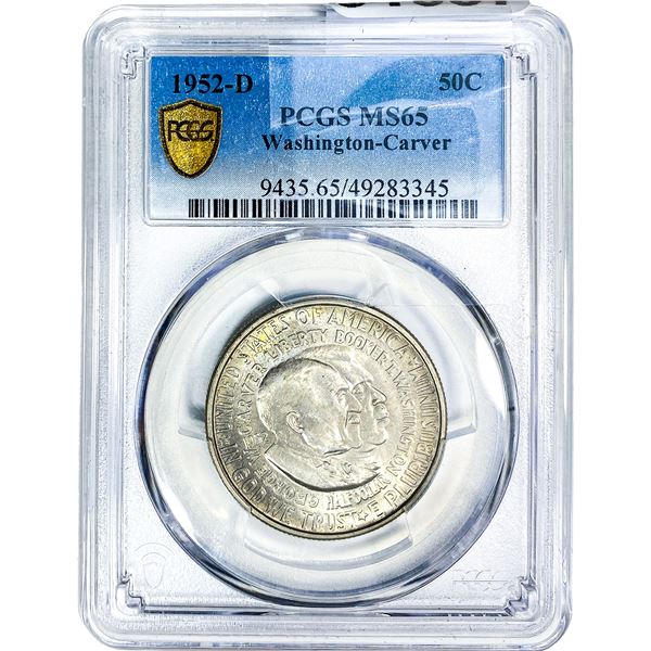 1952-D Washington Carver Half Dollar PCGS MS65