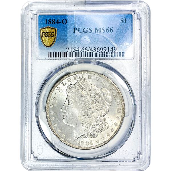 1884-O Morgan Silver Dollar PCGS MS66