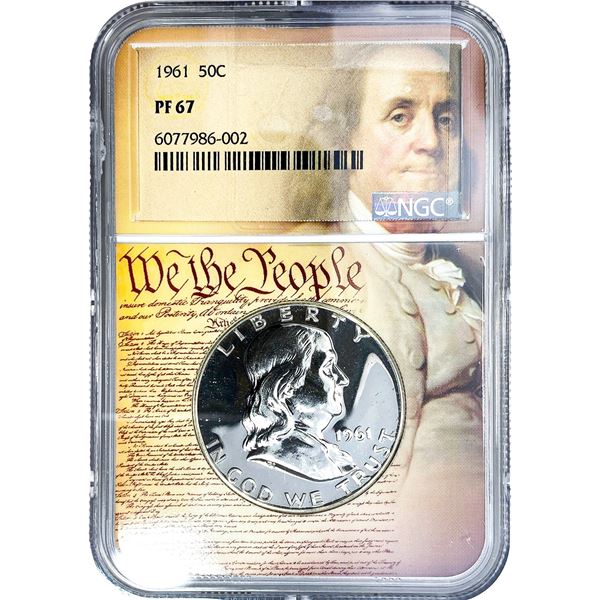 1961 Franklin Half Dollar NGC PF67