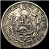 Image 2 : 1908 Peru Silver Dinero