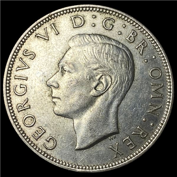 1944 Great Britain Silver 1/2 Crown