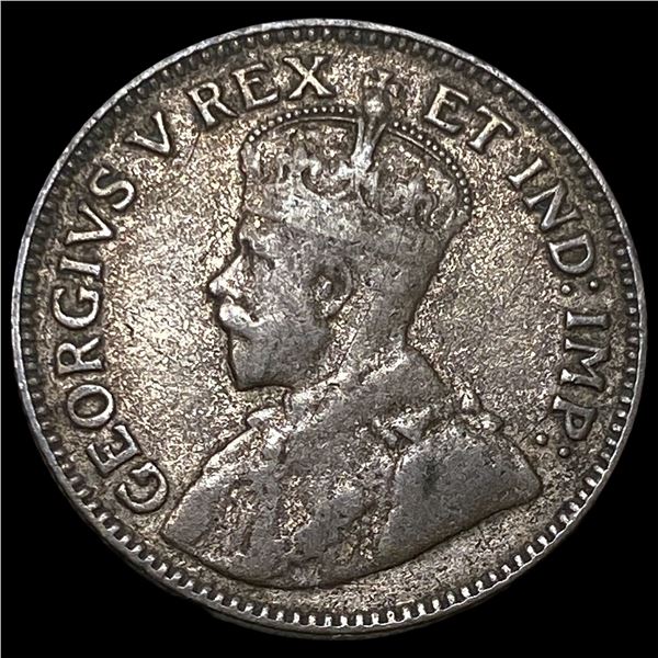 1924 East Africa Silver 50 Cents