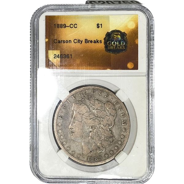 1889-CC Morgan Silver Dollar