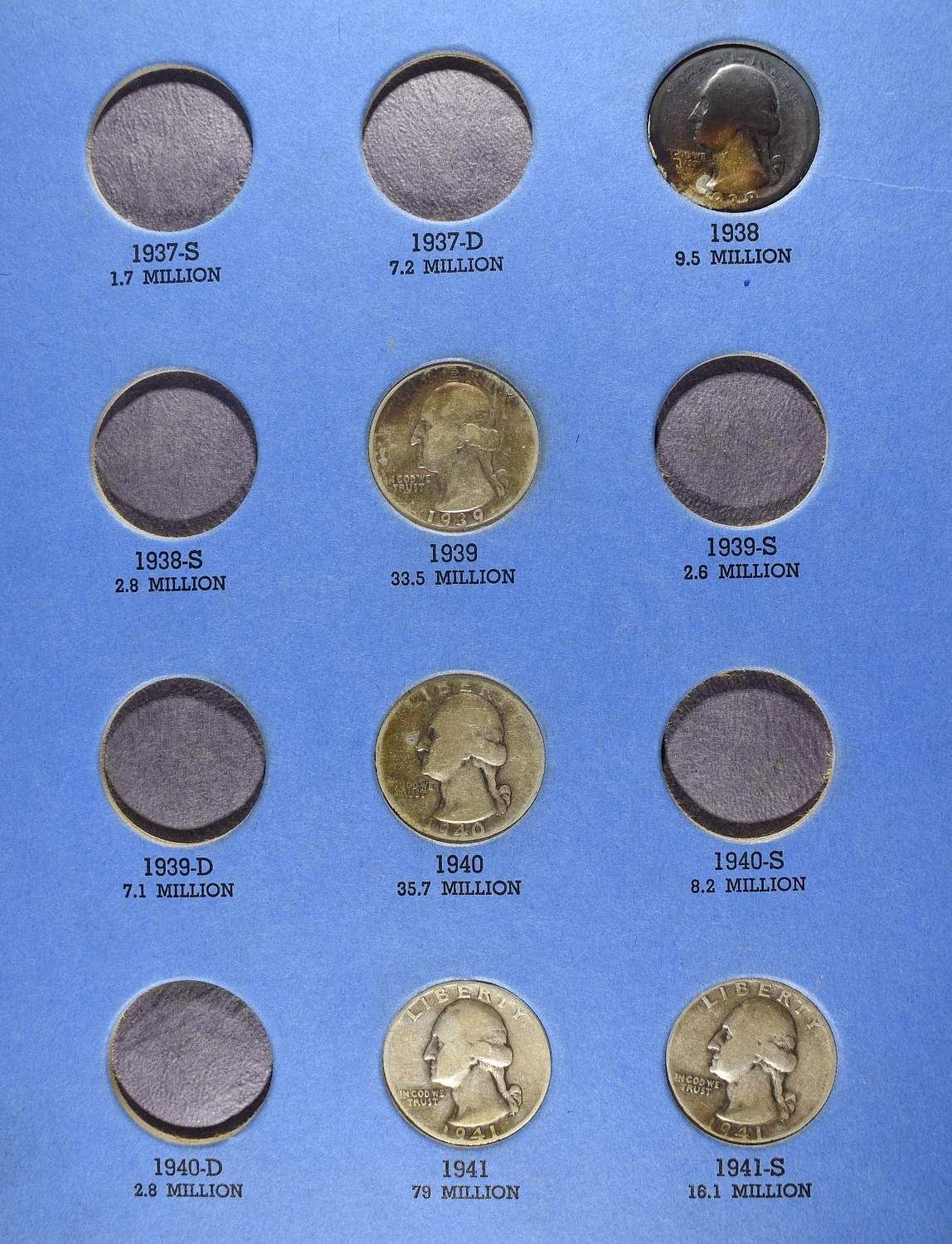 WASHINGTON QUARTER COLLECTION WHITMAN