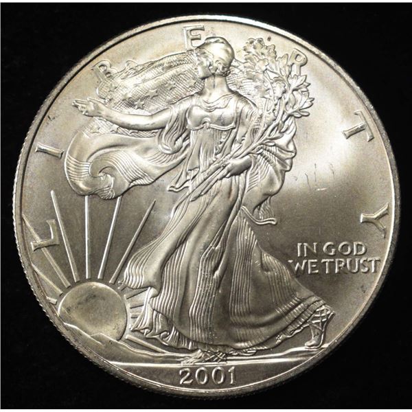 2001 AMERICAN SILVER EAGLE